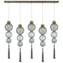 Heathfield Lighting - Medina Linear 5 Chandelier